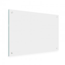 Optiwhite panel - 6 mm tempered glass with distance mounting