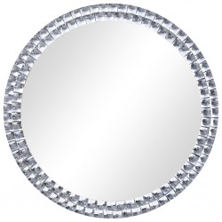 Round wall mirror with...