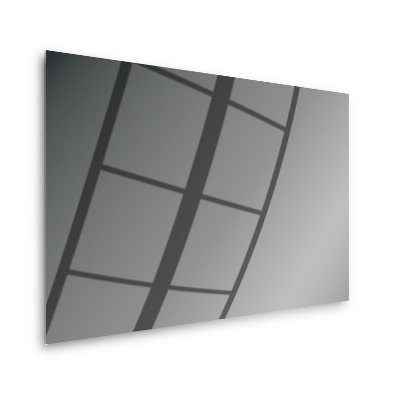 Anthracite lacquered panel for gluing without holes