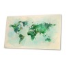mapa świata zielonkawa
