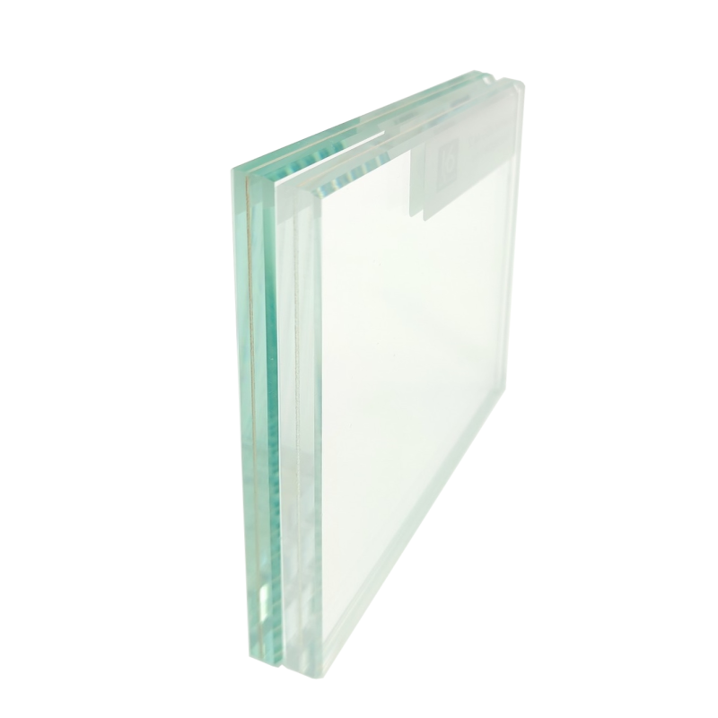 Custom-cut transparent laminated glass