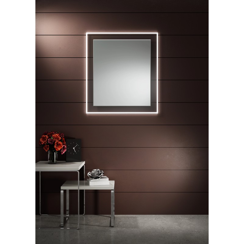 Obdélníkové zrcadlo Luxuria s LED osvětlením