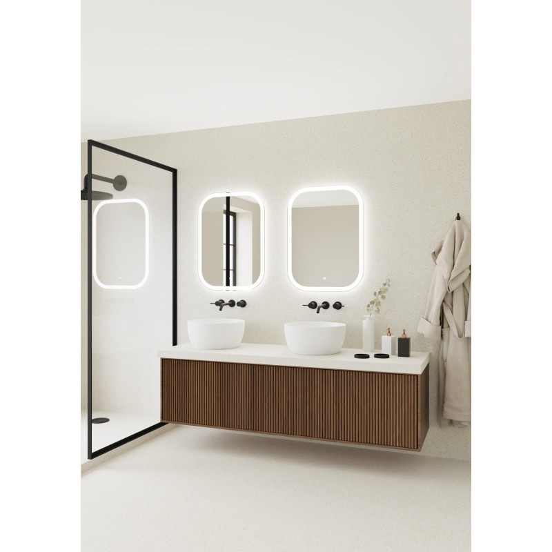 Lustro Spectra 3 owalne z obwodowym oświetleniem LED Wymiar 60x80 cm