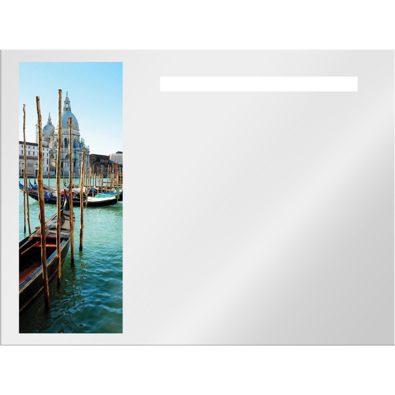 Venice Mirror with LED Image Illumination