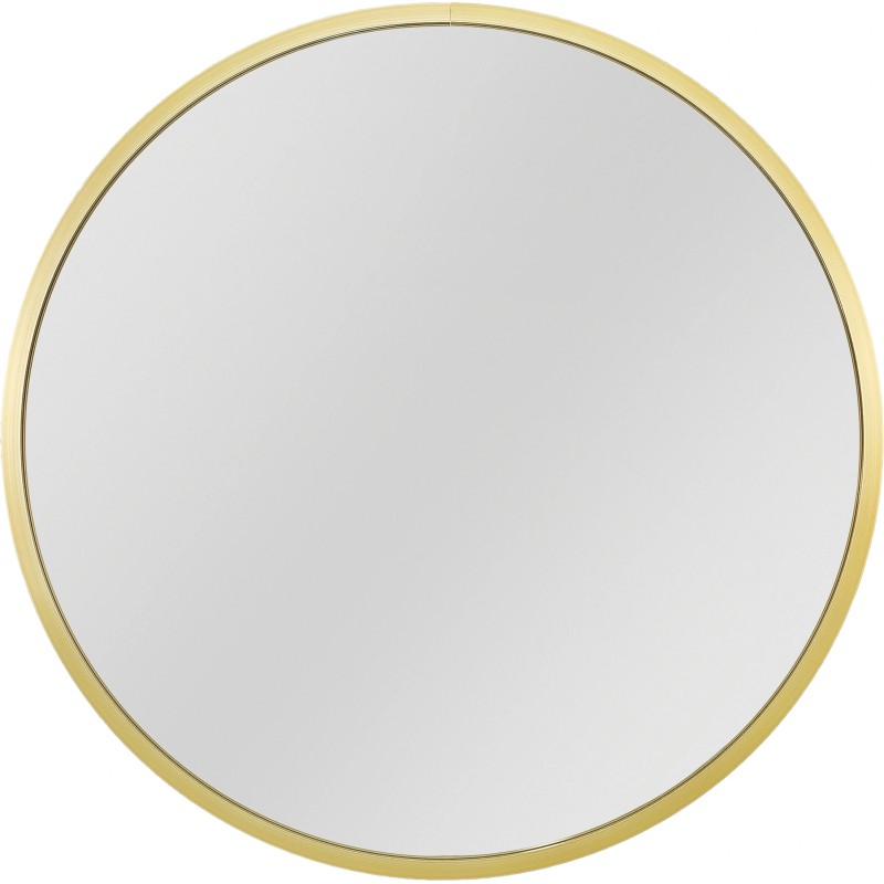 Lake Mirror Rounded in Gold Frame