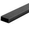 Reling prostokątny 10x20 mm 1000 1500 mm czarny