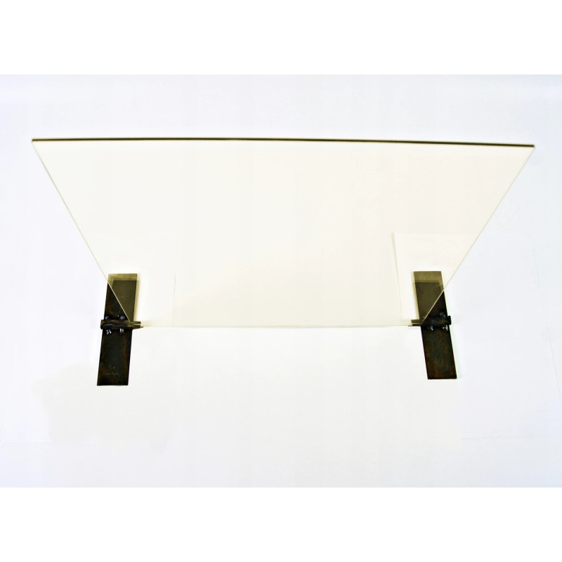 Szkło żaroodporne 60x40 do kominka Lechma