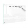 Transparent writing board - tempered glass