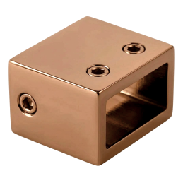 Rectangular wall-rail mount...