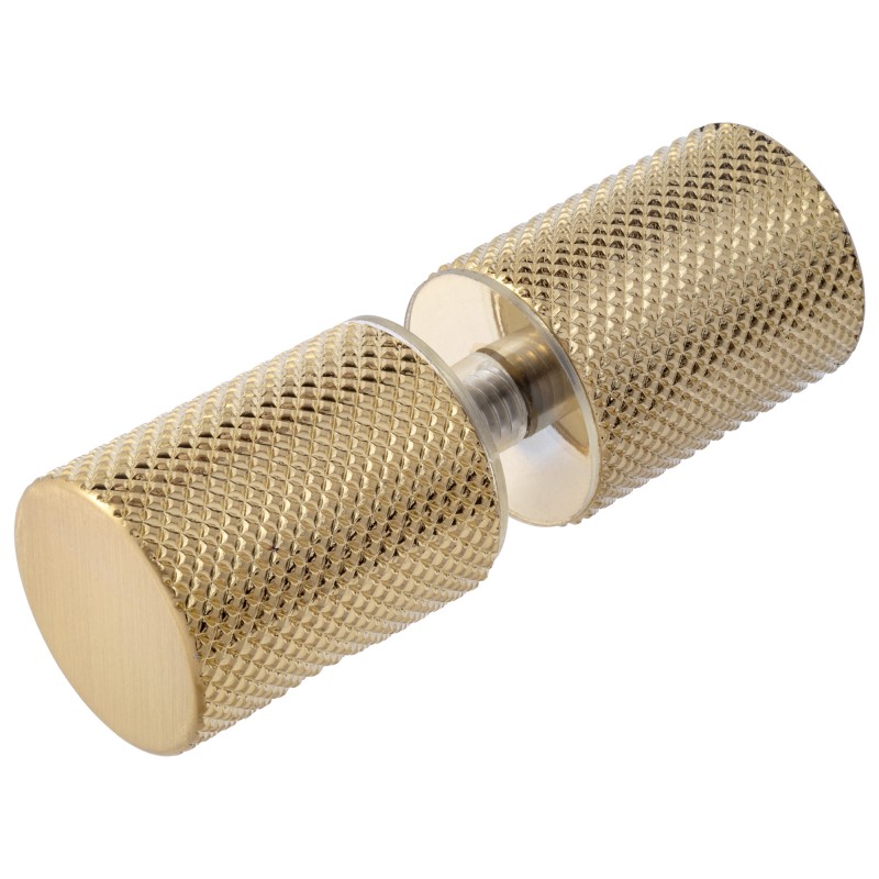 Decorative gold shower cabin knob