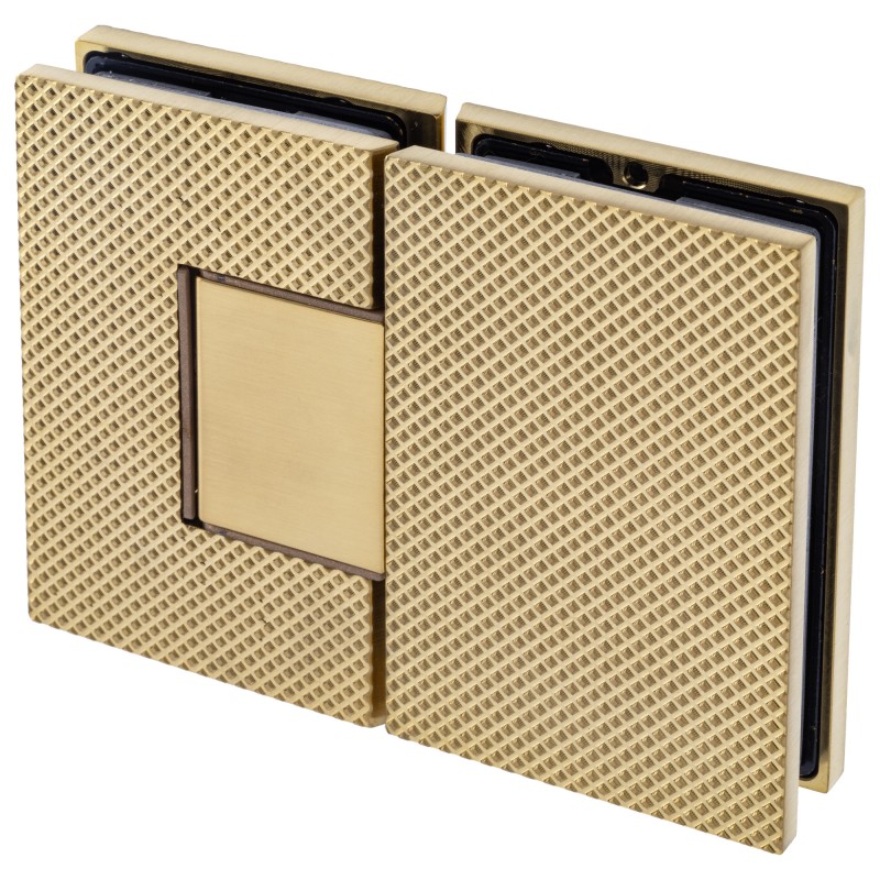 Decorative gold adjustable shower hinge