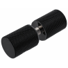 Decorative black shower cabin knob