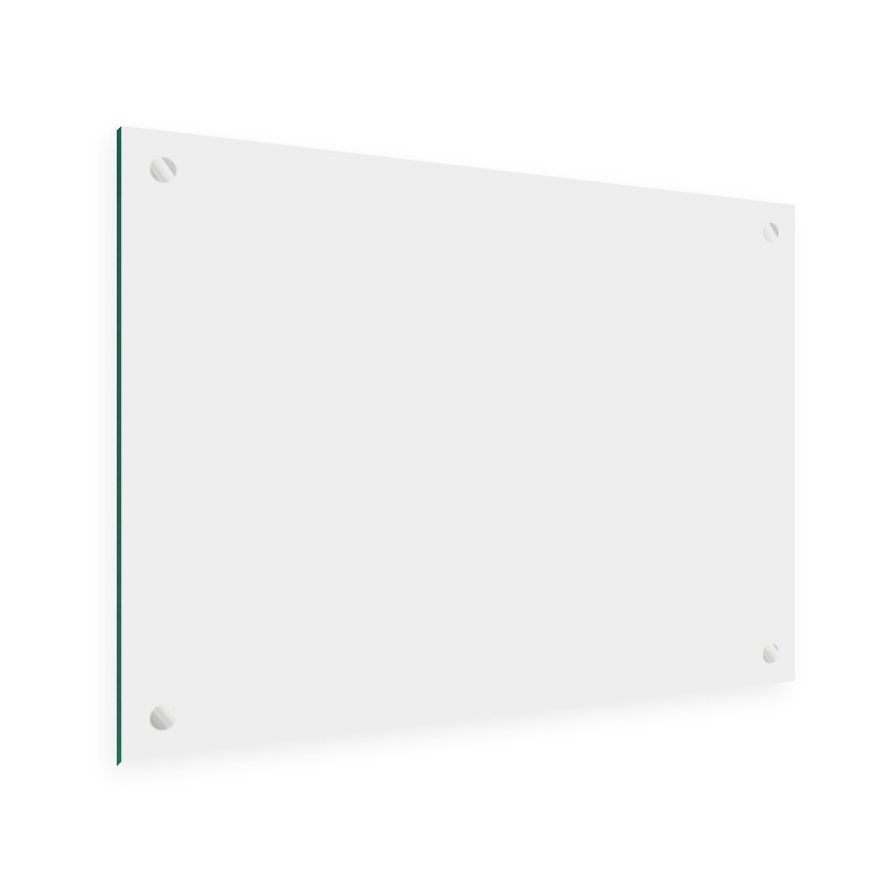 Panel przezroczysty optiwhite 6mm 88x30 cm z zestawem montażowym