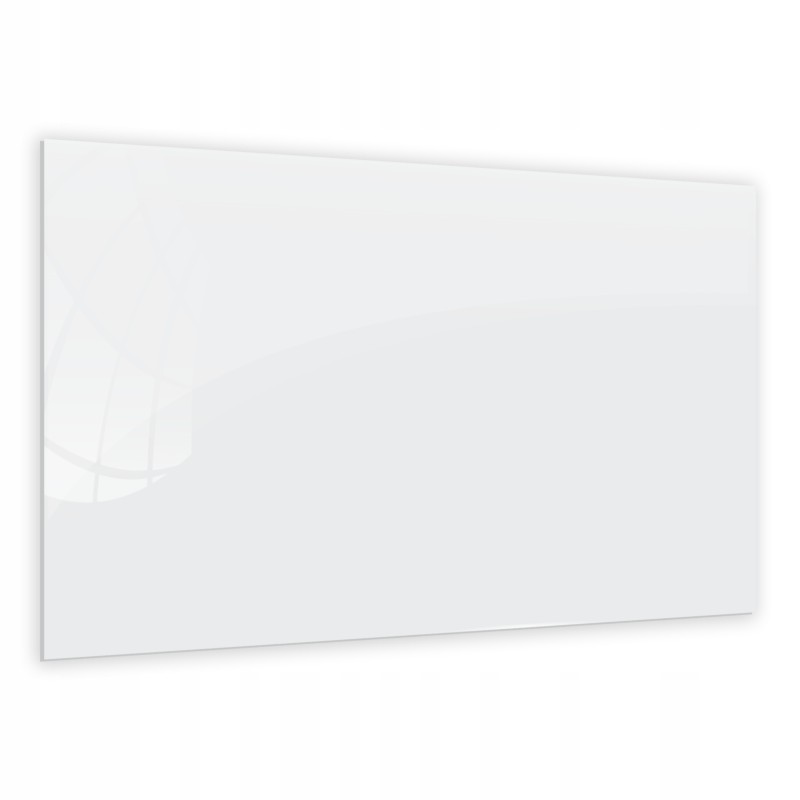 Szkło lakierowane alpejska biel RAL9010 6mm 54,5x15,2 cm