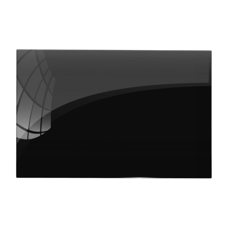 Szkło lakierowane czarne RAL9005 6mm 20x60 cm