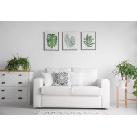 Living room - decorative elements of glass