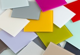 Custom-sized lacquered glass Lacquered glass, often called lacobel, what are its applications in homes and businesses?