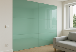 How to choose the color of lacquered glass to match the style of your home?